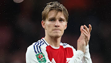 Martin Odegaard was outstanding in a deep midfield role