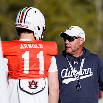 Jackson Arnold will be the Auburn Tigers starter, but he's being pushed by quality depth.