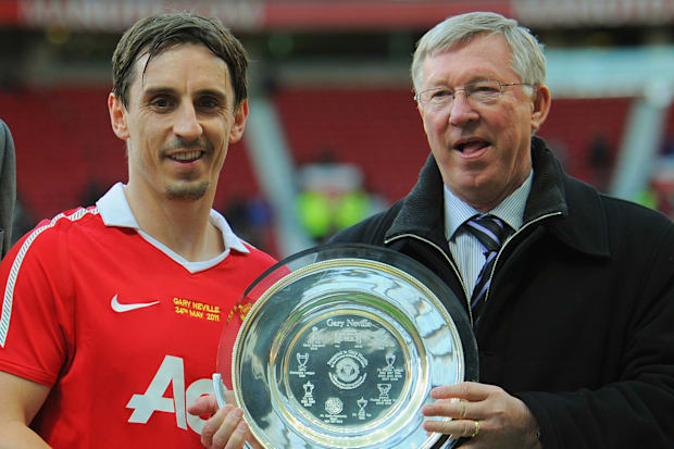 Gary Neville, Sir Alex Ferguso