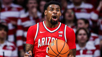 Arizona Wildcats guard KJ Lewis (5).