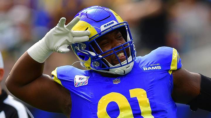 Los Angeles Rams defensive tackle Kobie Turner.