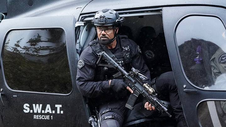 S.W.A.T. on the CBS Television Network - Pictured (L-R): Shemar Moore as Daniel “Hondo” Harrelson