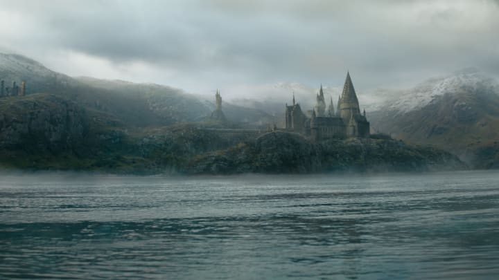 Hogwarts in a scene from Warner Bros. Pictures' fantasy adventure "FANTASTIC BEASTS: THE SECRETS OF DUMBLEDORE,” a Warner Bros. Pictures release. Photo Credit: Courtesy of Warner Bros. Pictures

© 2022 Warner Bros. Ent. All Rights Reserved.
Wizarding World™ Publishing Rights © J.K. Rowling
WIZARDING WORLD and all related characters and elements are trademarks of and © Warner Bros. Entertainment Inc.