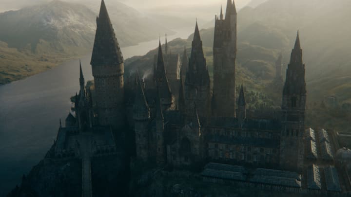 Hogwarts in a scene from Warner Bros. Pictures' fantasy adventure "FANTASTIC BEASTS: THE SECRETS OF DUMBLEDORE,” a Warner Bros. Pictures release. Photo Credit: Courtesy of Warner Bros. Pictures

© 2022 Warner Bros. Ent. All Rights Reserved.
Wizarding World™ Publishing Rights © J.K. Rowling
WIZARDING WORLD and all related characters and elements are trademarks of and © Warner Bros. Entertainment Inc.