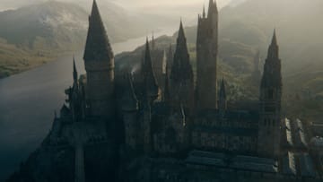 Hogwarts in a scene from Warner Bros. Pictures' fantasy adventure "FANTASTIC BEASTS: THE SECRETS OF DUMBLEDORE,” a Warner Bros. Pictures release. Photo Credit: Courtesy of Warner Bros. Pictures

© 2022 Warner Bros. Ent. All Rights Reserved.
Wizarding World™ Publishing Rights © J.K. Rowling
WIZARDING WORLD and all related characters and elements are trademarks of and © Warner Bros. Entertainment Inc.