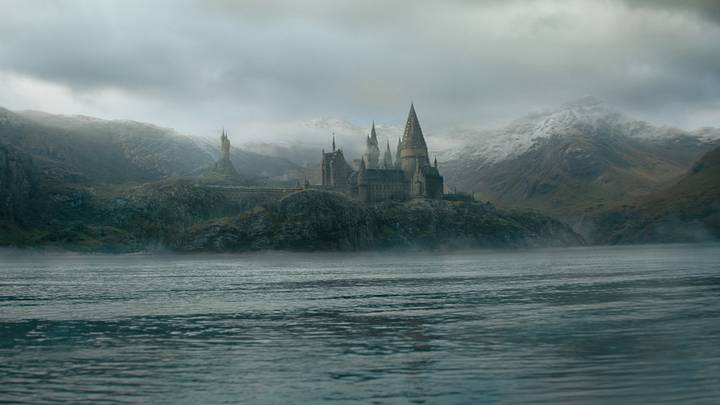 Hogwarts in a scene from Warner Bros. Pictures' fantasy adventure "FANTASTIC BEASTS: THE SECRETS OF DUMBLEDORE,” a Warner Bros. Pictures release.