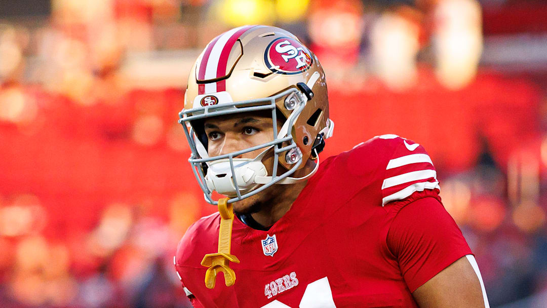 San Francisco 49ers running back Isaac Guerendo (31) San Francisco 49ers running back Isaac Guerendo (31)