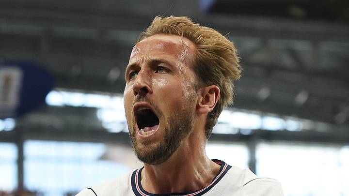 Harry Kane reacts to a goal in England v Croatia at the FIFA World Cup 2026
