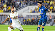 Denis Bouanga (left) and Alejandro Zendejas will look to be difference makers for LAFC and Club América aiming to qualify to the FIFA Club World Cup.