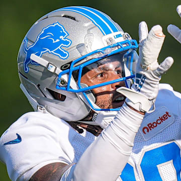 Detroit Lions cornerback Avonte Maddox (29).
