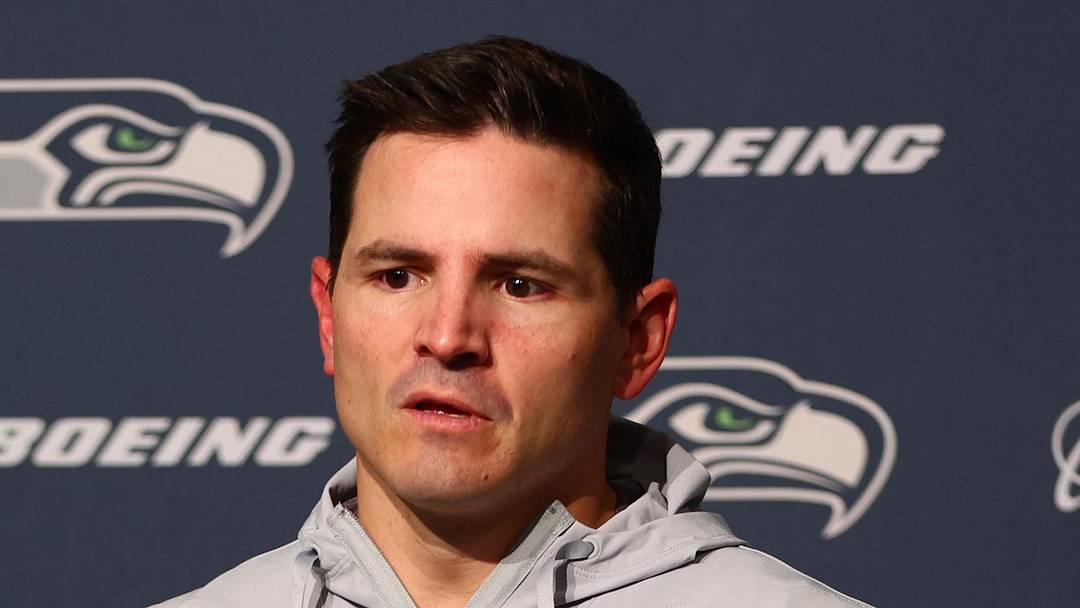 Seattle Seahawks head coach Mike MacDonald