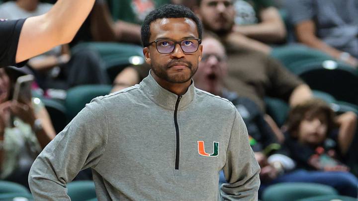 Miami Hurricanes head coach Jai Lucas