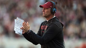 Alabama Crimson Tide head coach Kalen DeBoer