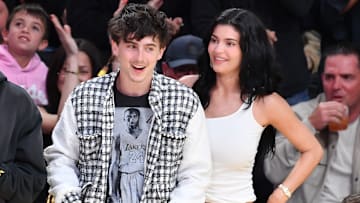 Celebrities At The Los Angeles Lakers Game
