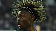 Manu Koné glänzt in Gladbach nicht nur mit einer bunten Haarpracht 