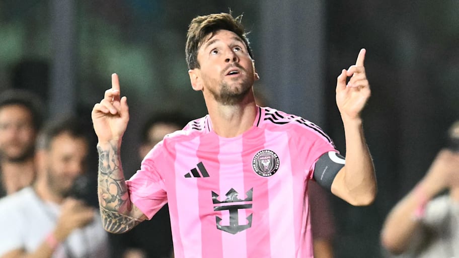 Lionel Messi took the lead in the MLS Golden Boot race in Miami's 3–1 win over the LA Galaxy.  | CHANDAN KHANNA/AFP via Getty Images