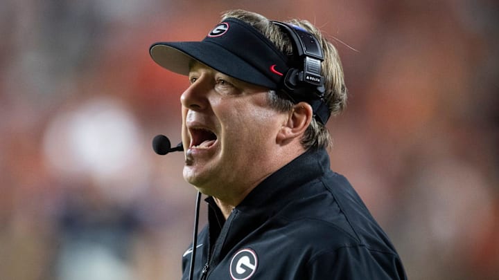 Georgia Bulldogs head coach Kirby Smart Georgia Bulldogs head coach Kirby Smart