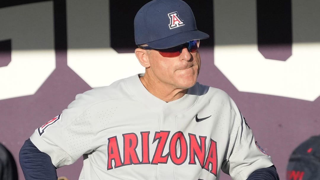 Arizona head coach Chip Hale waits to play against Grand Canyon at Grand Canyon baseball park in Phoenix on March 29, 2022.

Ncaa Baseball Gcu Baseball Game Arizona At Grand Canyon