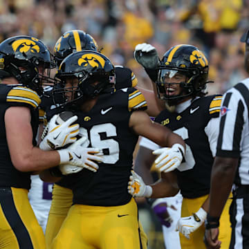 Iowa Hawkeyes running back Xavier Williams (26)
