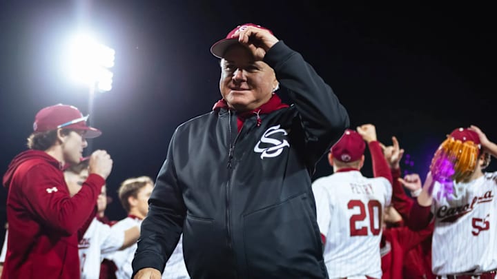 South Carolina baseball coach Paul Mainieri South Carolina baseball coach Paul Mainieri