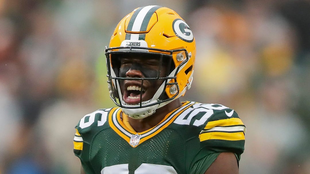 Green Bay Packers linebacker Edgerrin Cooper Green Bay Packers linebacker Edgerrin Cooper