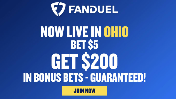 FanDuel Ohio promo code: bet $5, get $200 in bonus bets guaranteed with launch of Sportsbook in the Buckeye State.