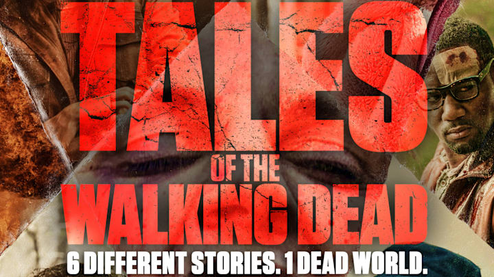 Terry Crews as Joe, Parker Posey as Blair, Jessie T. Usher as Davon, Anthony Edwards as Dr. Everett, Samantha Morton as Dee, Daniella Pineda as Idalia - Tales of the Walking Dead _ Season 1, Key Art - Photo Credit: Curtis Bonds Baker/AMC