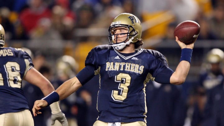 Nov 16, 2006; Pittsburgh , PA, USA; Pittsburgh Panthers quarterback Tyler Palko (3) delivers a pass against West Virginia Mountaineers in the second half at Heinz Field in Pittsburgh, PA. Mandatory Credit: Jason Bridge-USA TODAY Sports Copyright (c) 2006 Jason Bridge