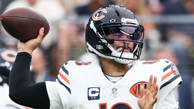Chicago Bears quarterback Caleb Williams New York Giants  Jaxson Dart Seattle Seahawks Sam Darnold NFL USC Trojans football