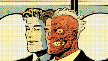Two-Face #1 variant cover by Chris Samnee. Image courtesy DC Comics