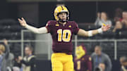 Arizona State Sun Devils quarterback Sam Leavitt (10).