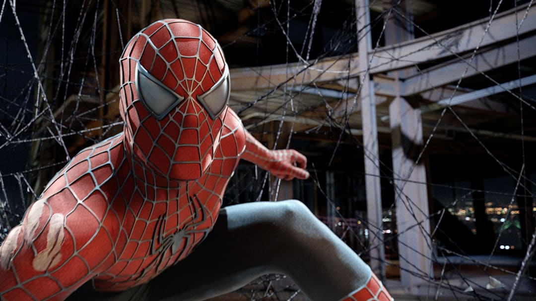 Tobey Maguire as Peter Parker / Spider-Man in Sam Raimi's Spider-Man 3. Image Courtesy of Fathom Entertainment.