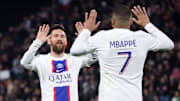 Kylian Mbappe y Lionel Messi