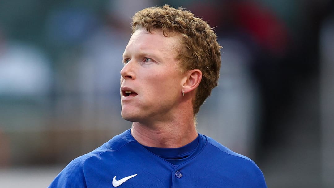 May 12, 2026; Atlanta, Georgia, USA; Chicago Cubs center fielder Pete Crow-Armstrong (4) reacts after an out against the Atlanta Braves in the third inning at Truist Park. Mandatory Credit: Brett Davis-Imagn Images
