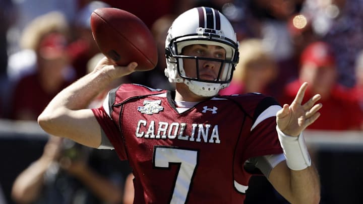 October 20, 2007; Columbia, SC, USA; South Carolina Gamecocks quarterback (7) Chris Smelley