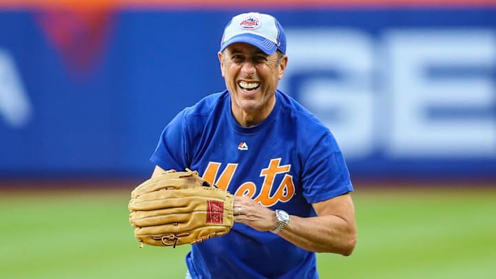 Jerry Seinfeld is still wrapped up on the New York baseball season. Jerry Seinfeld is still wrapped up on the New York baseball season.