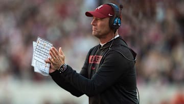 Alabama Crimson Tide head coach Kalen DeBoer