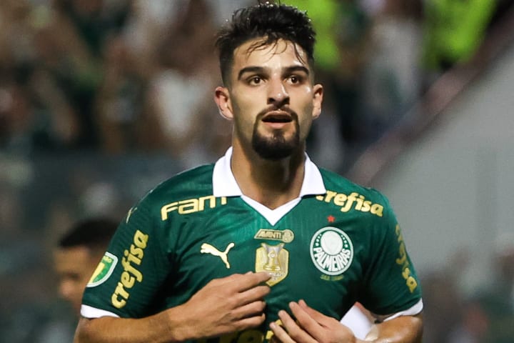 Flaco López, atacante do Palmeiras em 2024