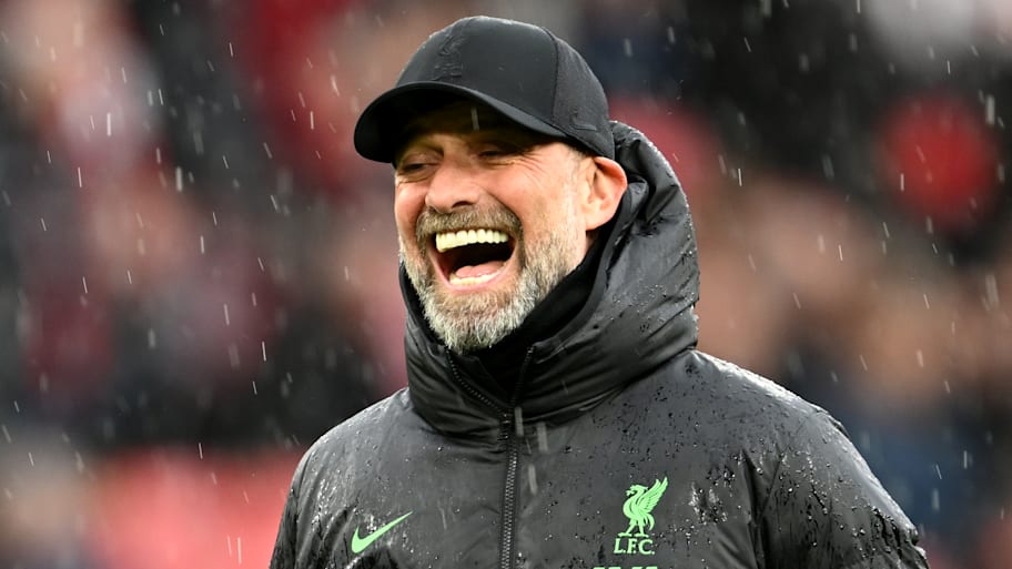 Jürgen Klopp laughing.