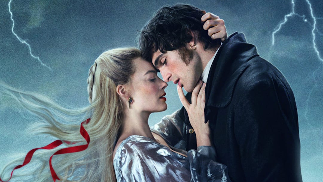 Margot Robbie and Jacob Elordi in ‘Wuthering Heights’