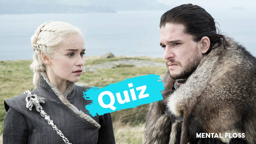 Emilia Clarke as Daenerys Targaryen and Kit Harington as Jon Snow in ‘Game of Thrones’