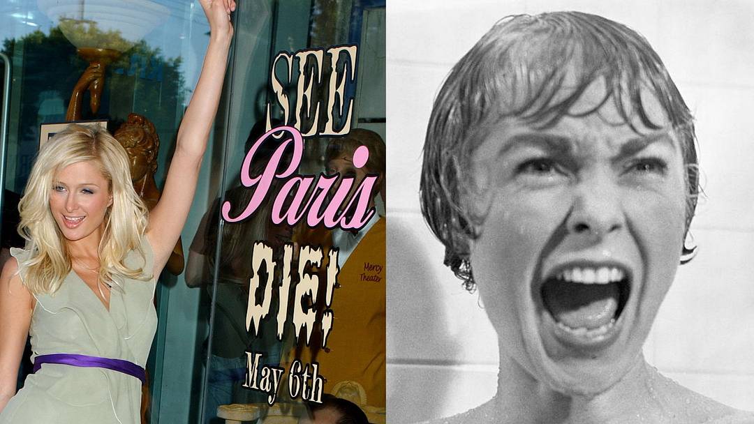 Paris Hilton promoting ‘House of Wax.’ Janet Leigh in ‘Psycho.’ Paris Hilton promoting ‘House of Wax.’ Janet Leigh in ‘Psycho.’