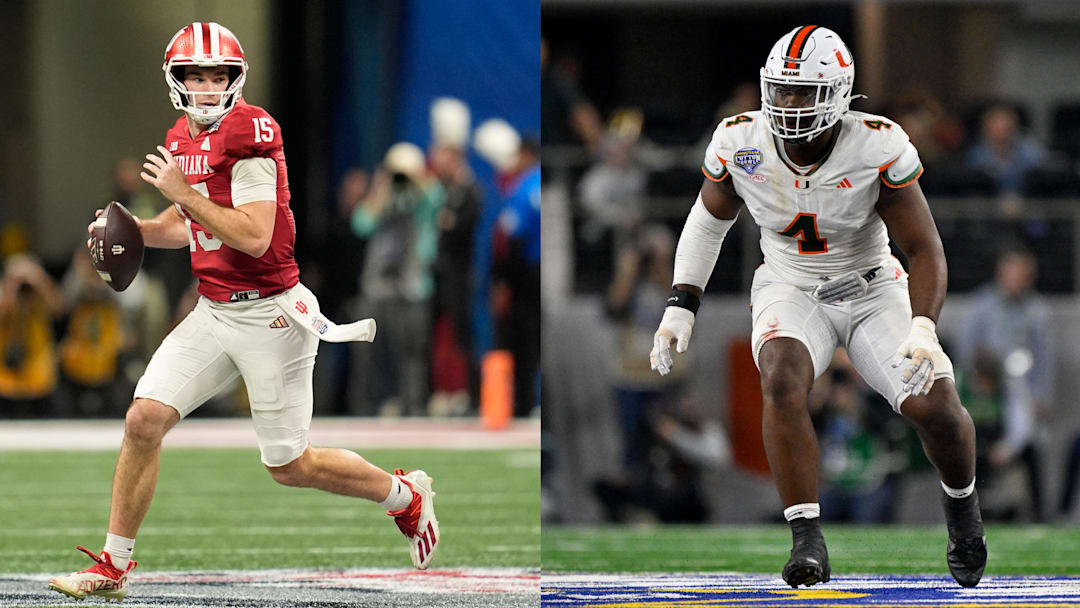 Indiana quarterback Fernando Mendoza and Miami defensive end Rueben Bain Jr. are key to each of their teams’ success in the College Football Playoff national championship.