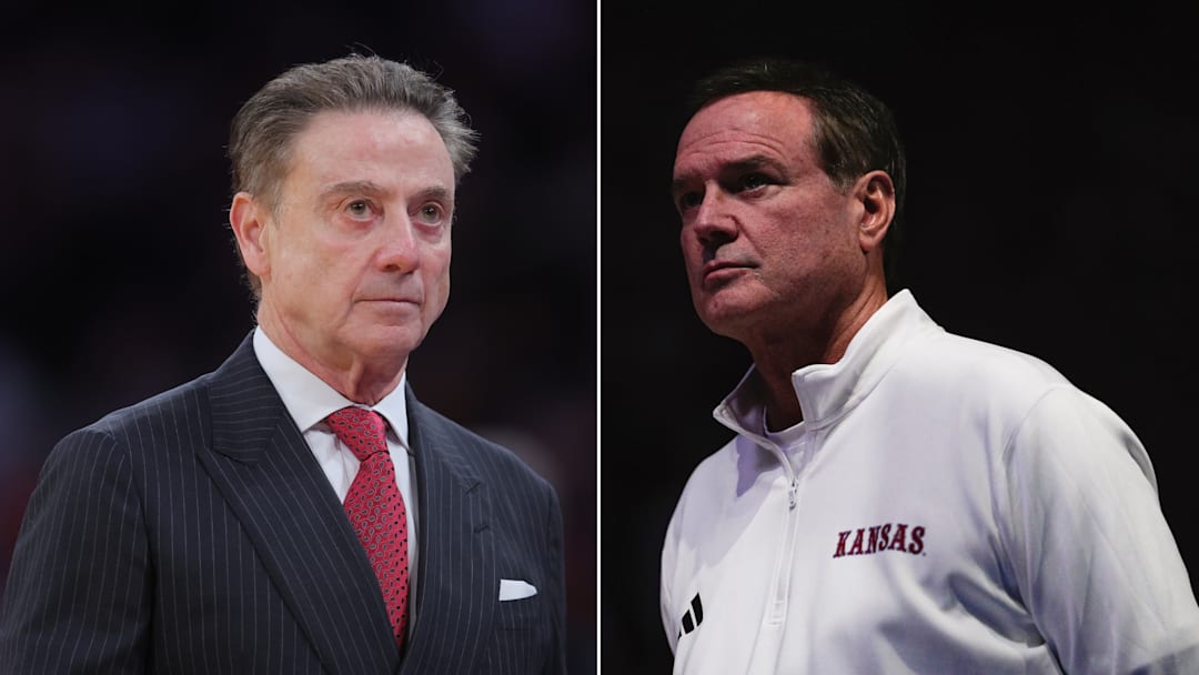 St. John’s coach Rick Pitino (left) and Kansas coach Bill Self will finally meet in a game with substantial stakes.