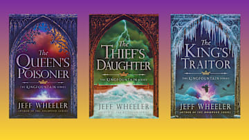 The first three books of Jeff Wheeler’s Kingfountain series: The Queen's Poisoner, The Thief’s Daughter, The King’s Traitor.