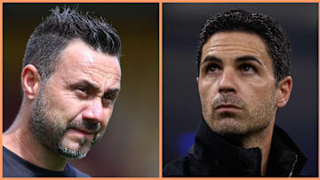 Roberto De Zerbi et Mikel Arteta sont critiqués depuis le début de saison.