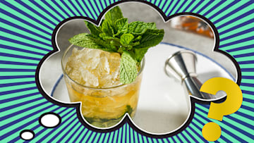 A refreshing mint julep