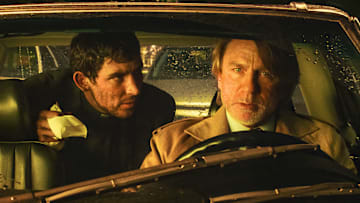 Josh O’Connor and Daniel Craig in ‘Wake Up Dead Man.’