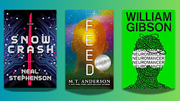 ‘Snow Crash’ by Neal Stephenson, ‘Feed’ by M.T. Anderson, ‘Neuromancer’ by William Gibson