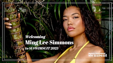 Ming Lee Simmons was photographed by Yu Tsai in Jamaica. Swimsuit by Lybethras.